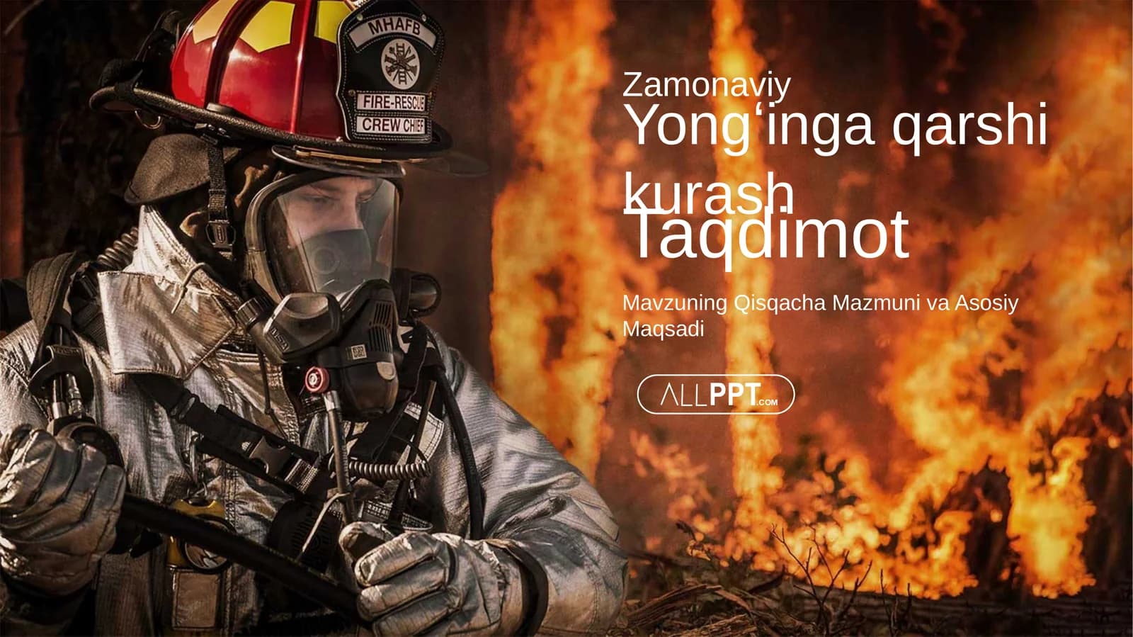 Fire Fighting Taqdimoti (43 Slayd)