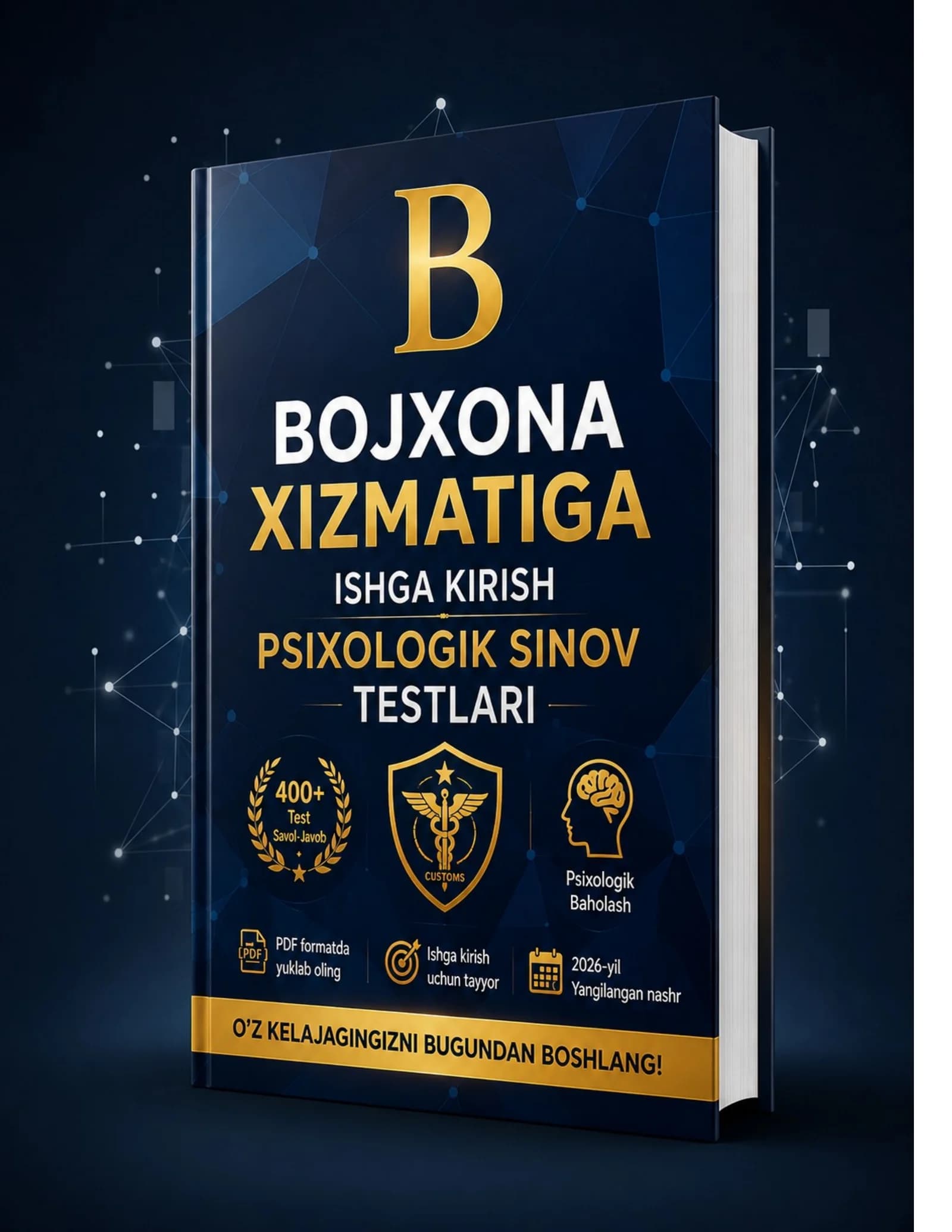 BOJXONA AKADEMIYASI SINOVI - PSIXOLOGIK TEST SAVOLLARI