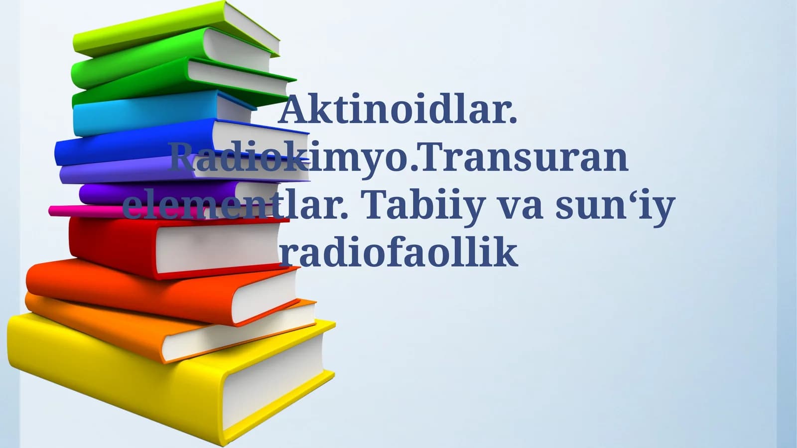 Aktinoidlar
