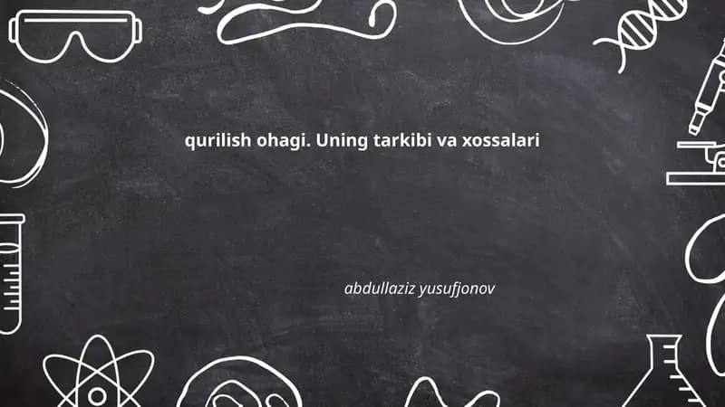Qurilish ohagi