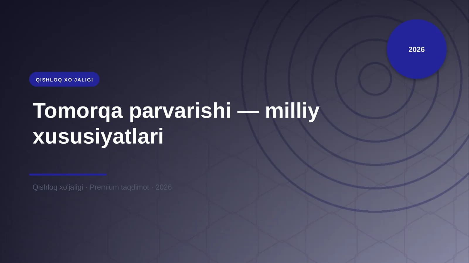 Tomorqa parvarishi — milliy xususiyatlari