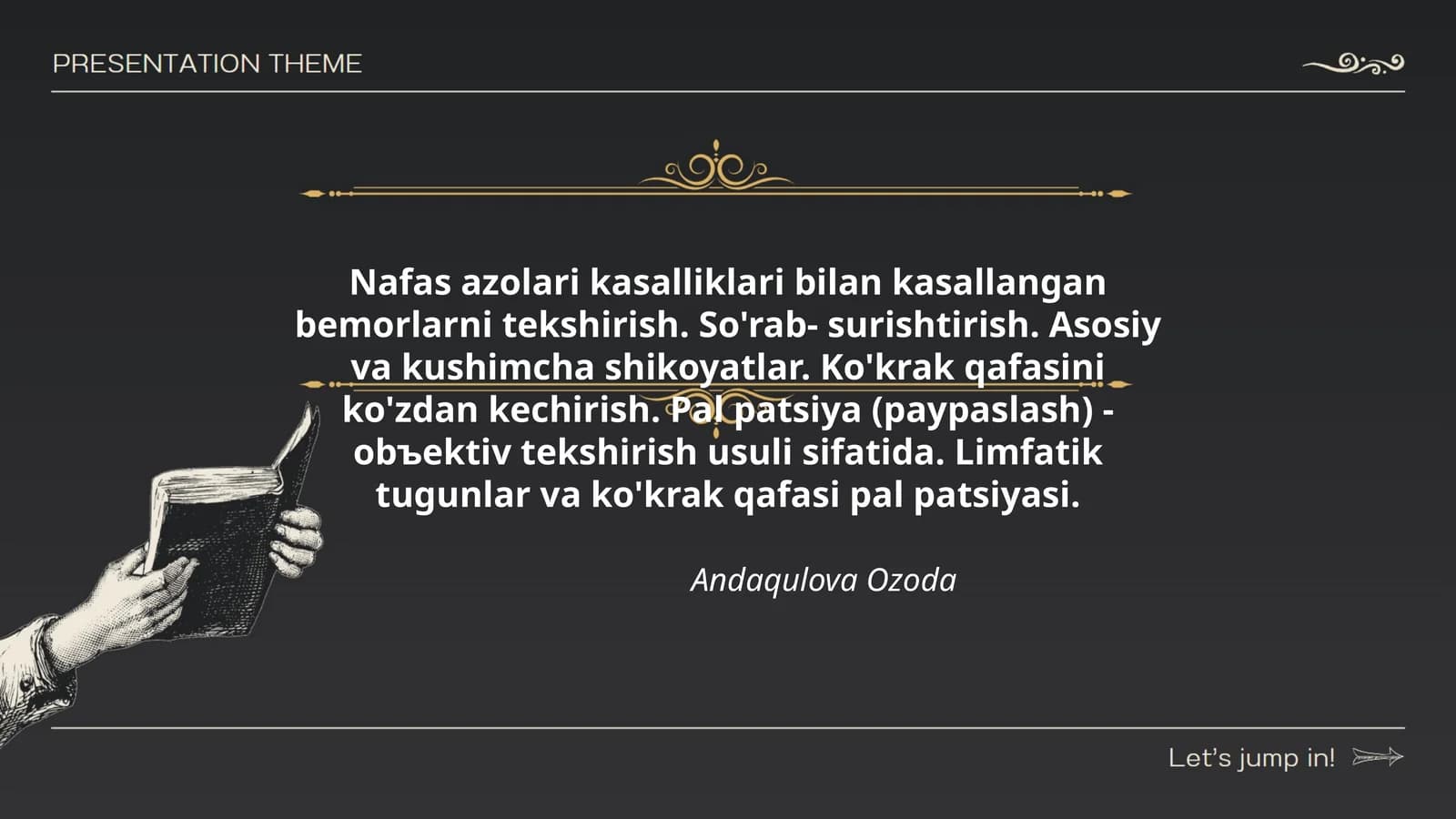 Andaqulova Ozoda