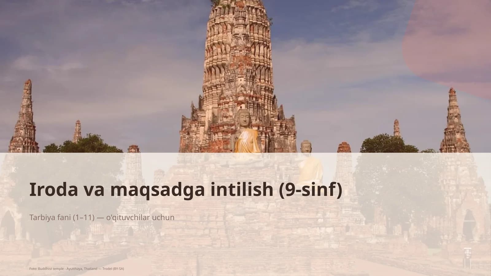 Iroda va maqsadga intilish (9-sinf)
