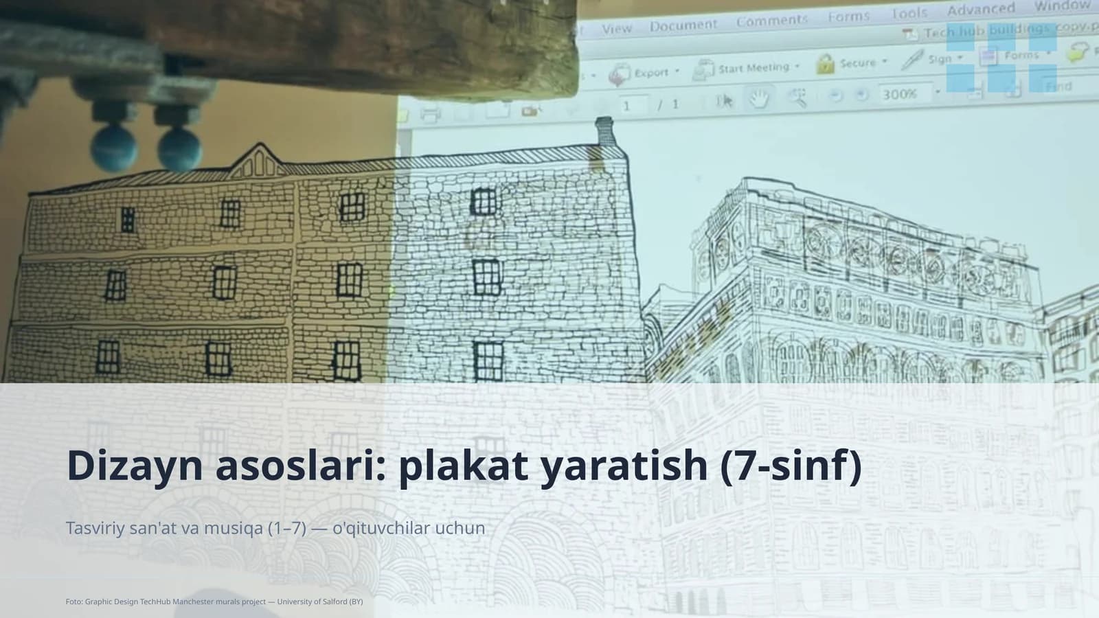 Dizayn asoslari: plakat yaratish (7-sinf)