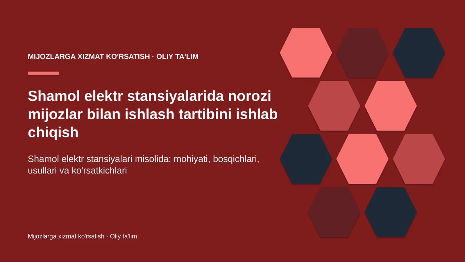 shamol elektr stansiyalarida norozi mijozlar bilan ishlash tartibini ishlab chiqish 9539