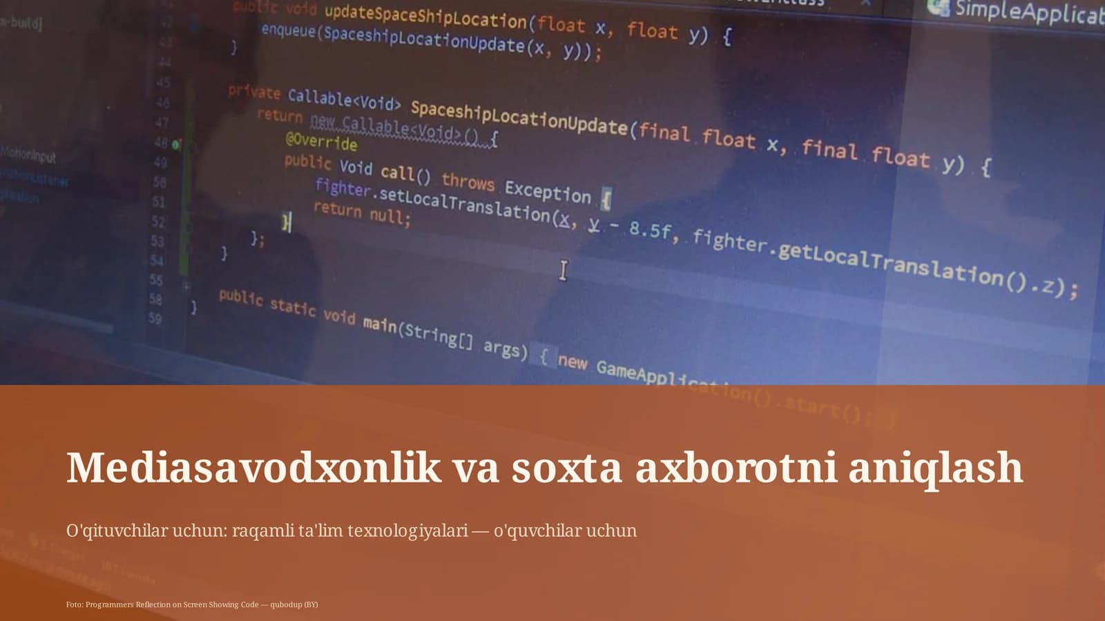 Mediasavodxonlik va soxta axborotni aniqlash