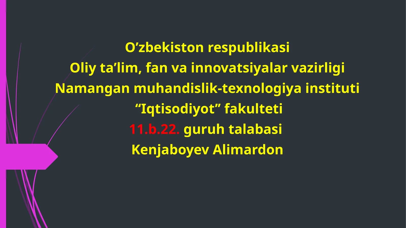 Marketing dasturlari va biznes rejasi