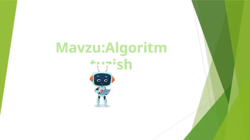 Algoritm tuzish