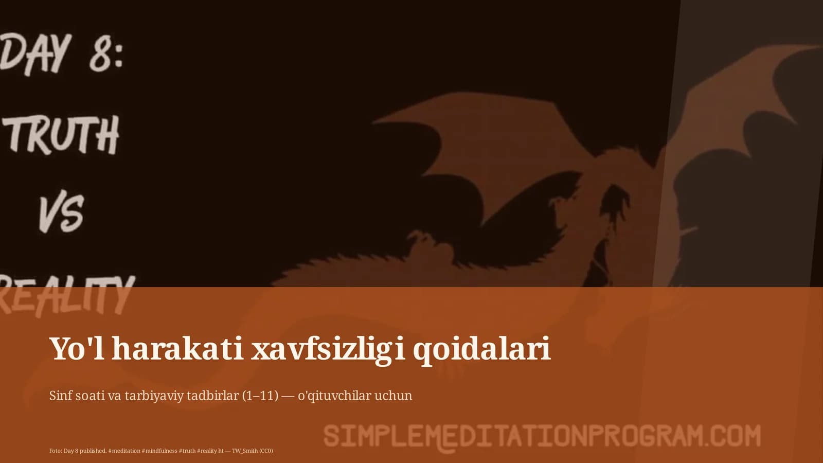 Yo'l harakati xavfsizligi qoidalari