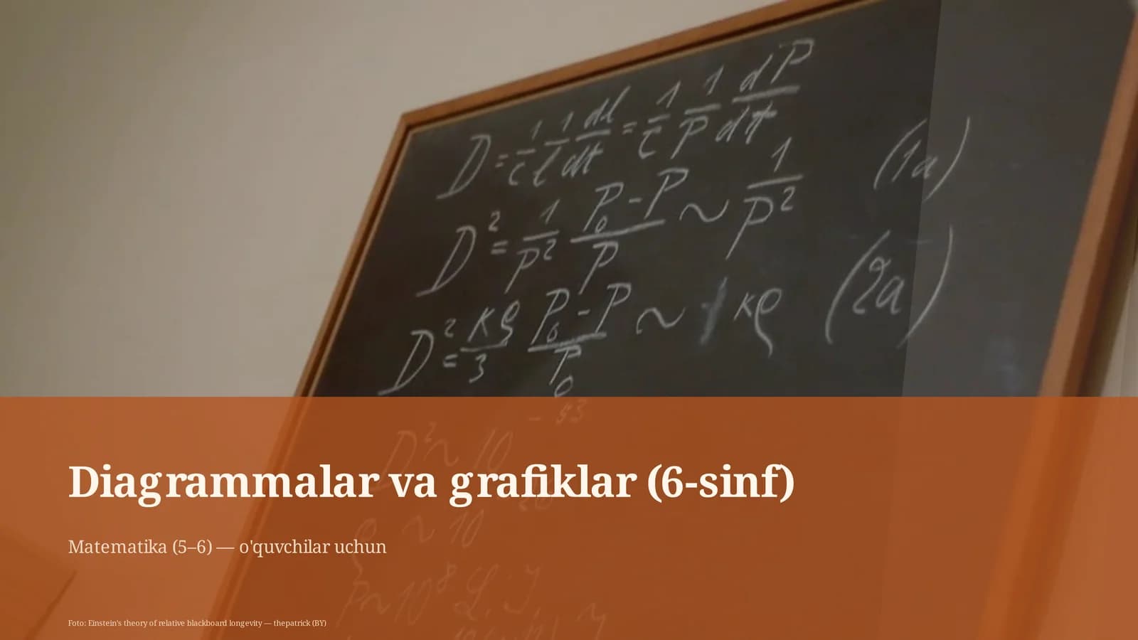 Diagrammalar va grafiklar (6-sinf)