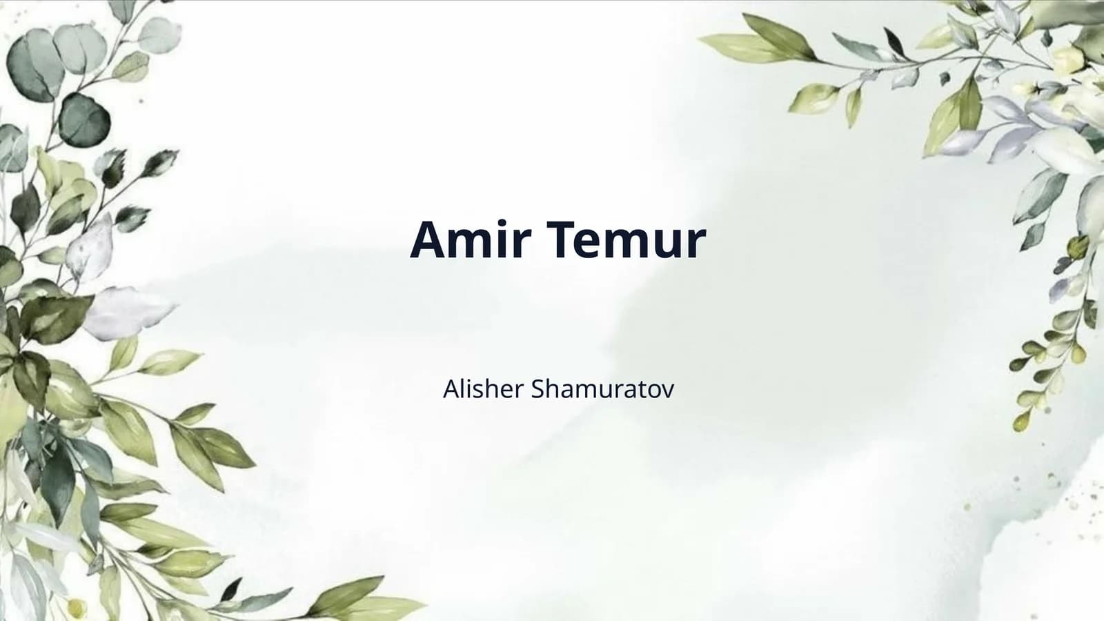 Amir Temur