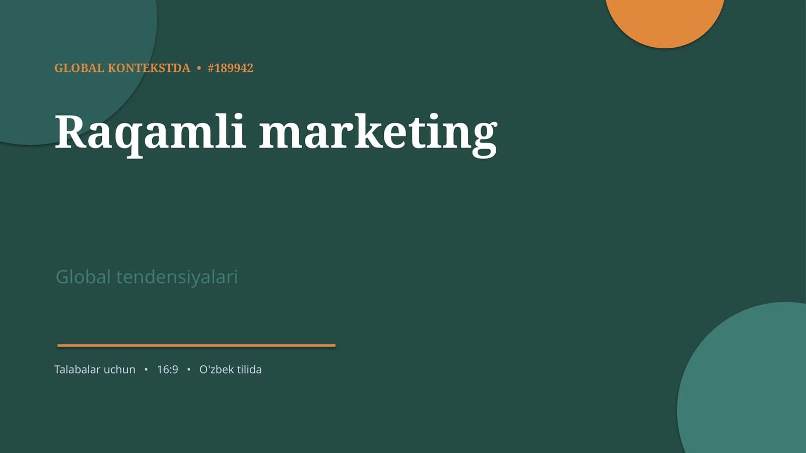 Raqamli marketing