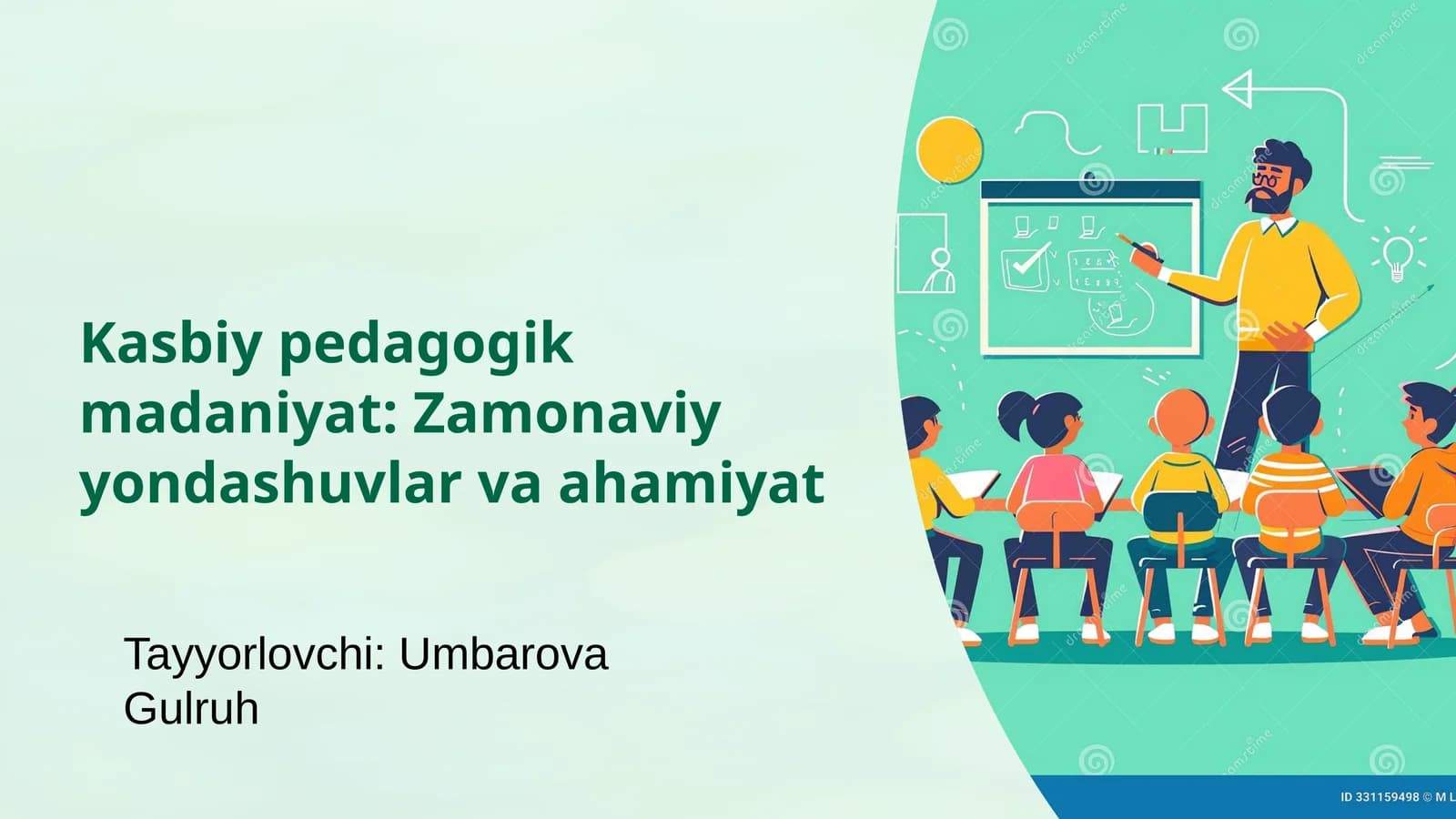Kasbiy pedagogik madaniyat: Zamonaviy yondashuvlar va ahamiyat