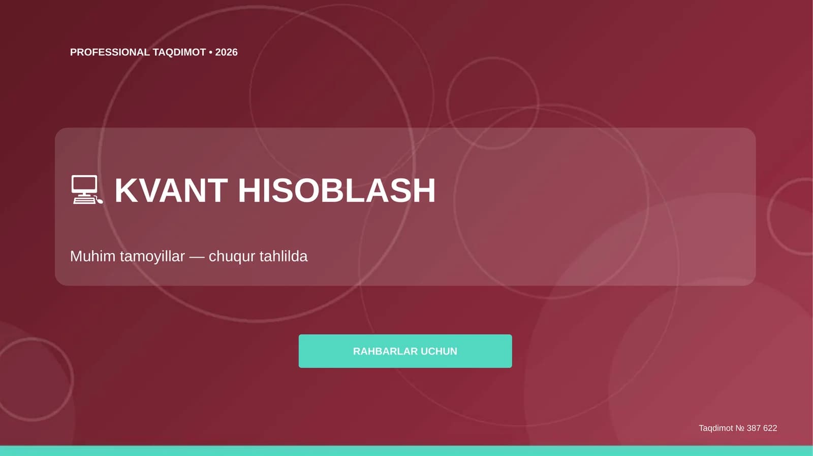 Kvant Hisoblash
