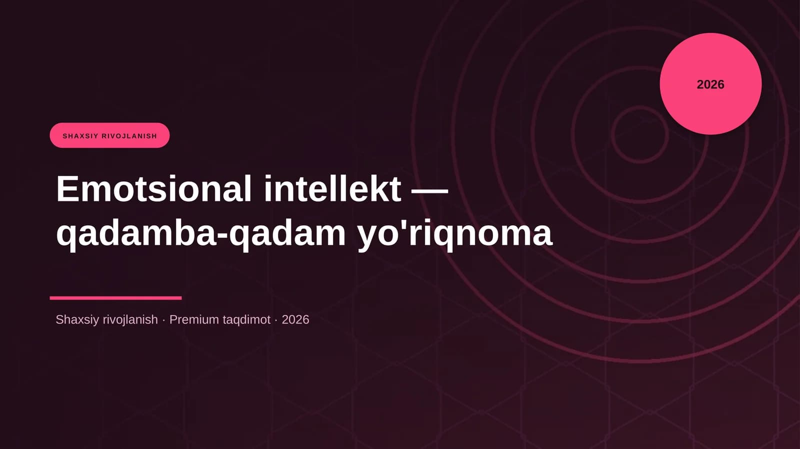 Emotsional intellekt — qadamba-qadam yo'riqnoma