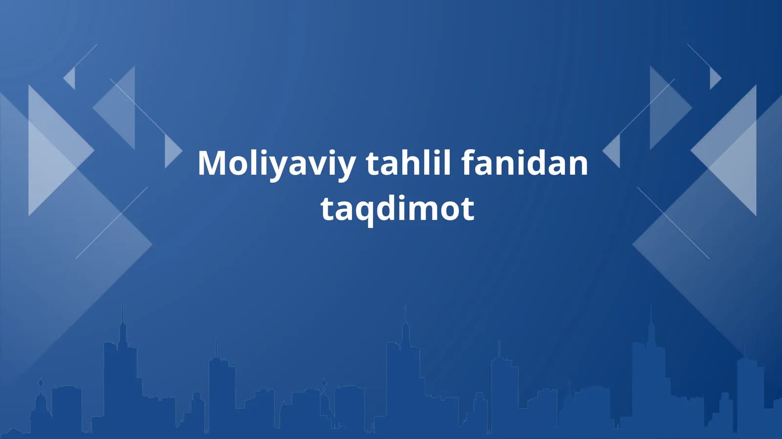 Foyda shakllanishi tahlili