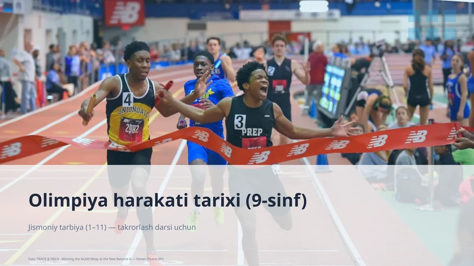 Olimpiya harakati tarixi (9-sinf)