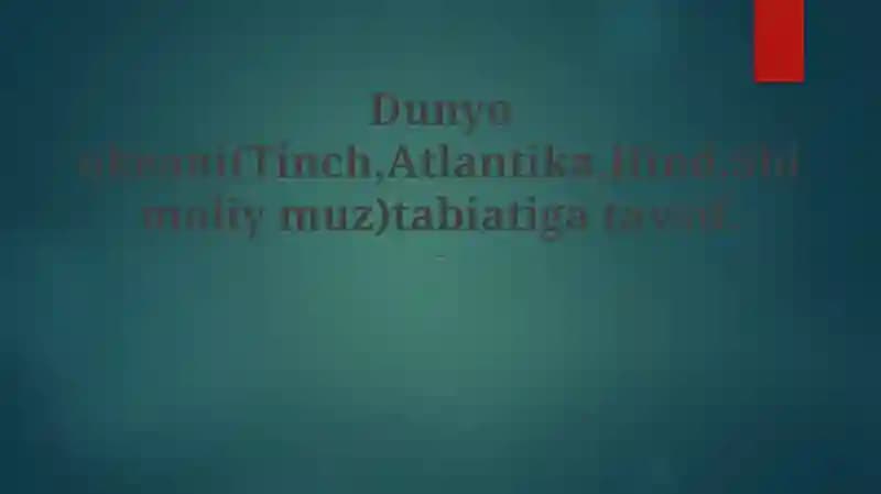 Dunyo okeani