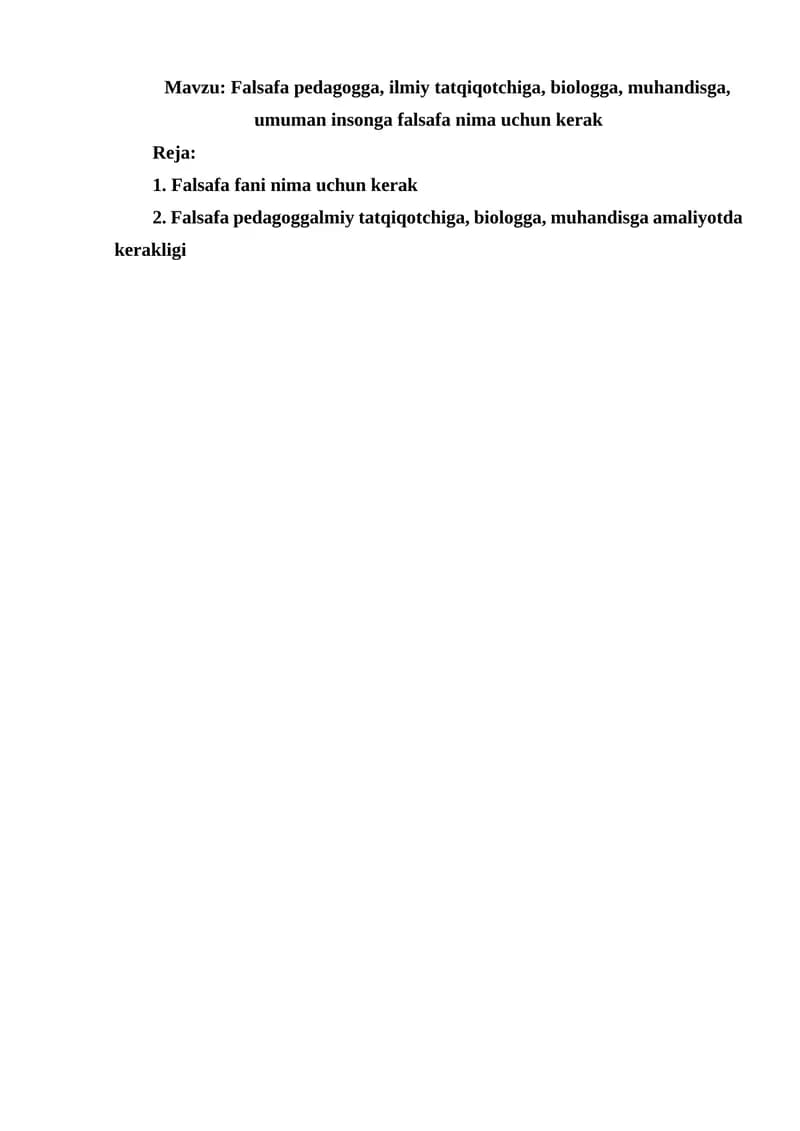 Pedagogik falsafa