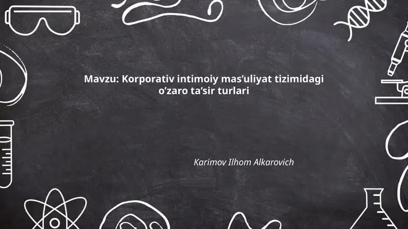 Korporativ Ijtimoiy Mas'uliyat