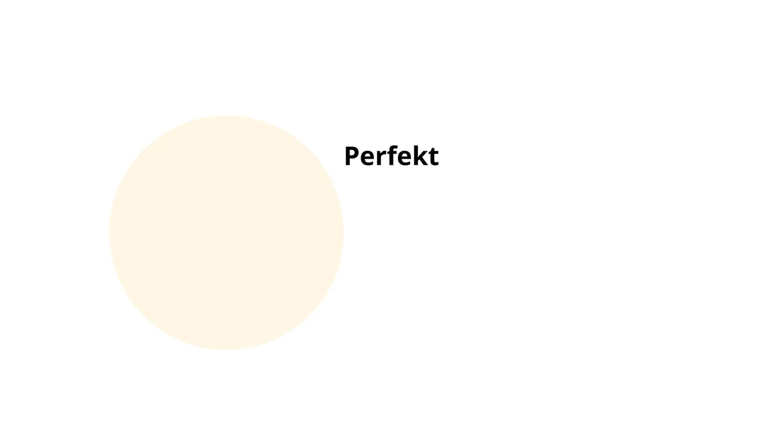Bildung des Perfekts in der deutschen Sprache