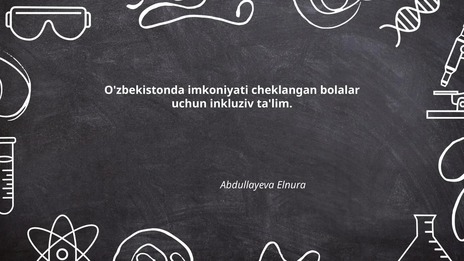 Inkluziv ta'lim O'zbekistonda
