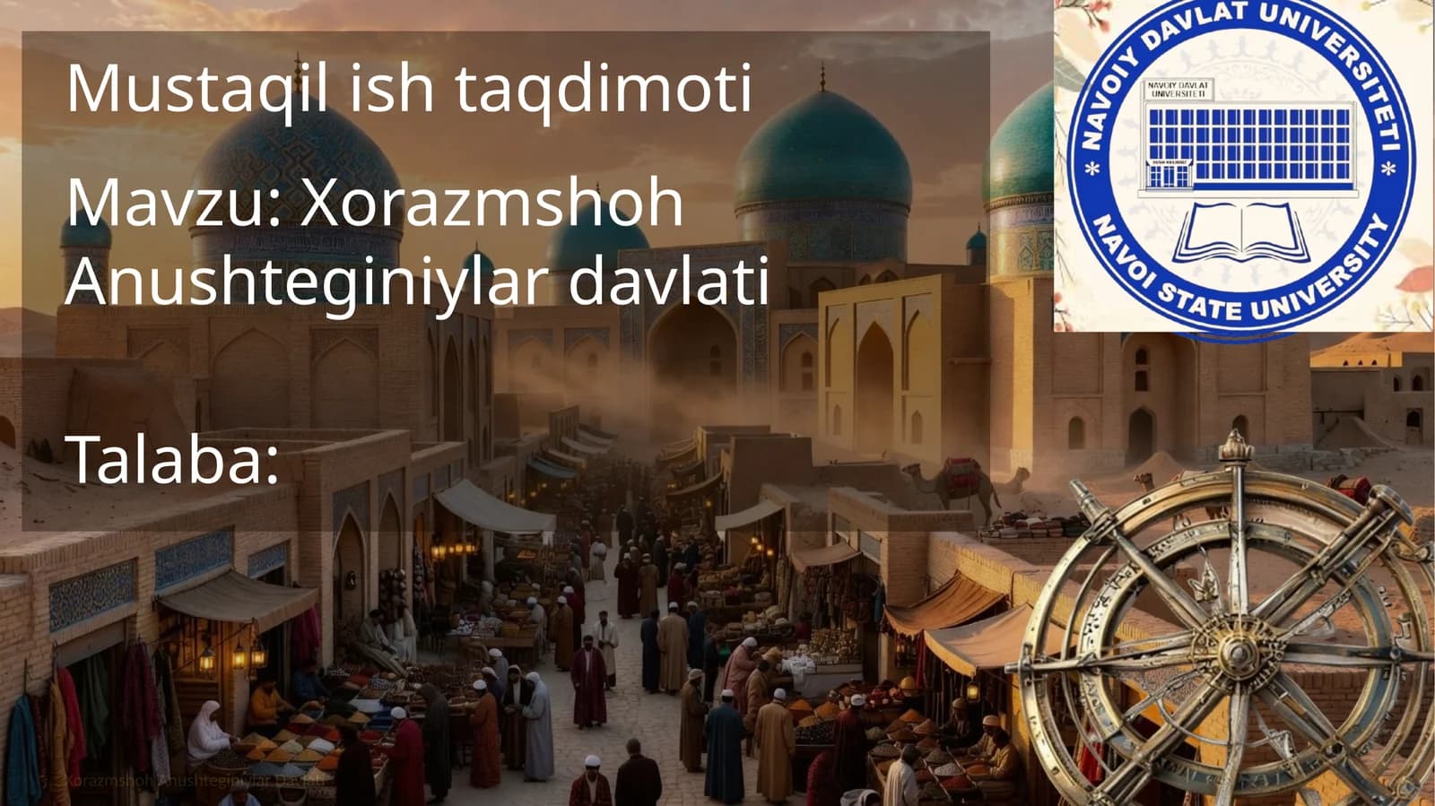 Xorazmshoh Anushteginiylar davlati