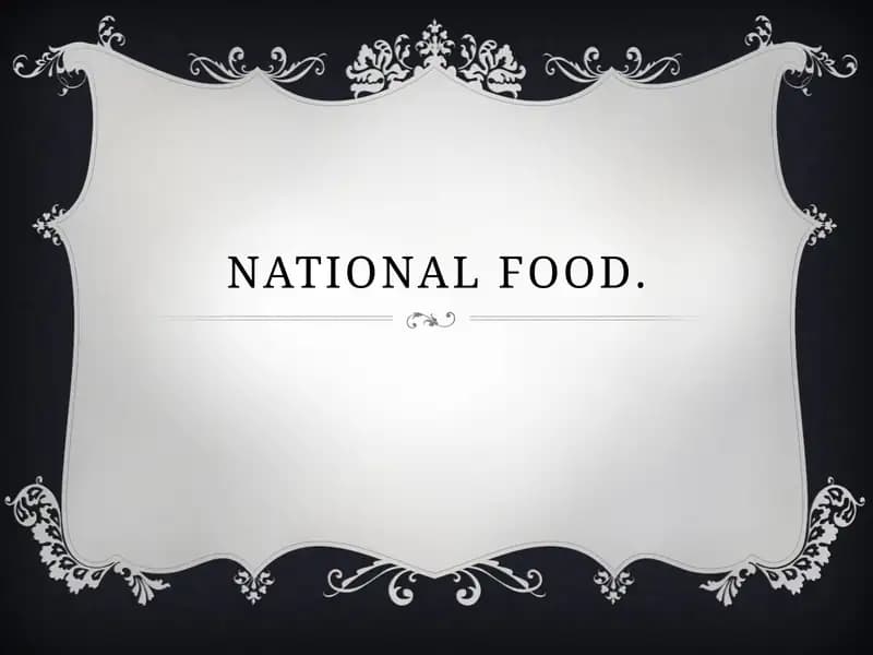 National food