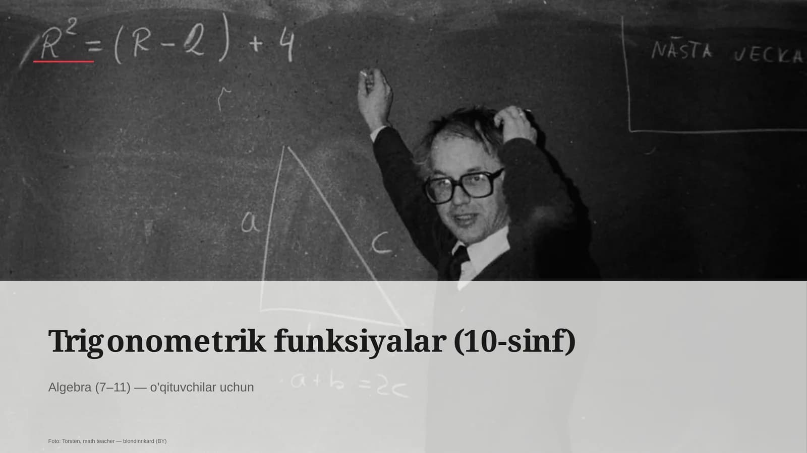 Trigonometrik funksiyalar (10-sinf)