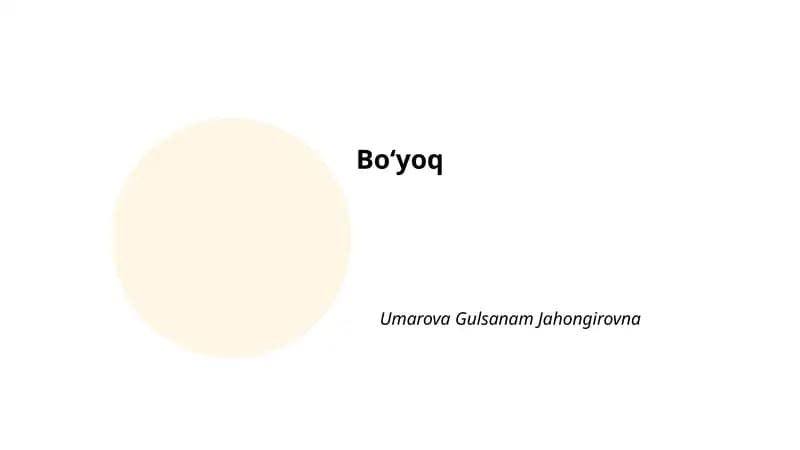 Bo'yoq