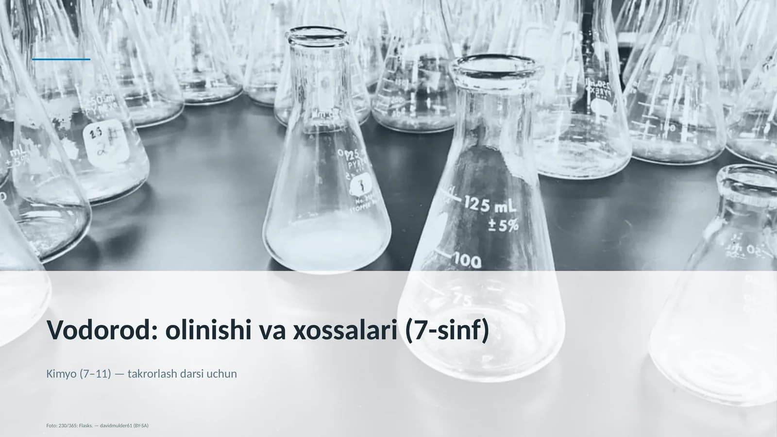 Vodorod: olinishi va xossalari (7-sinf)