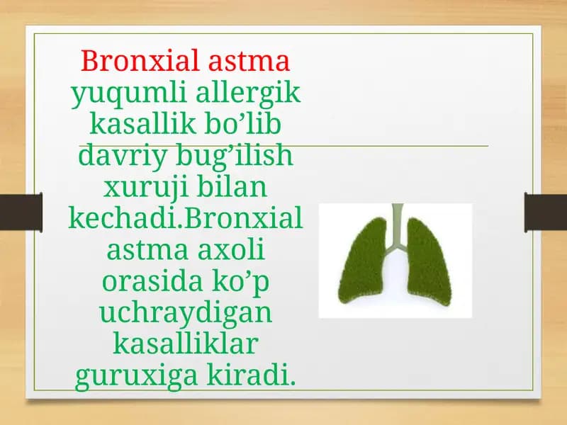 Bronxialastma