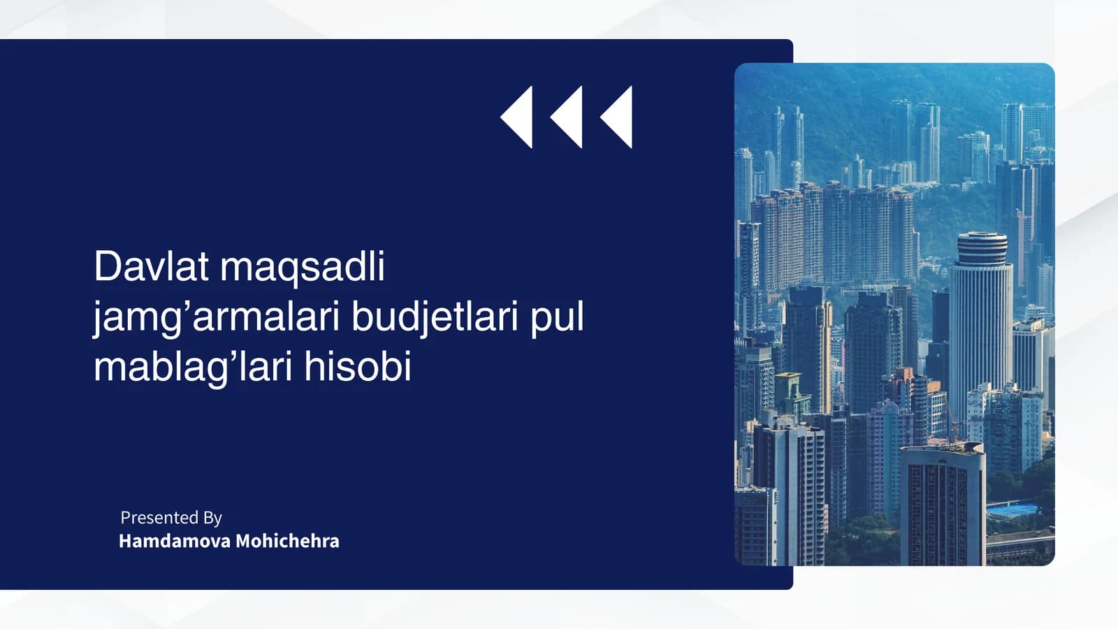 Davlatmaqsadlijamg’armalaribudjetlaripulmablag’larihisobi