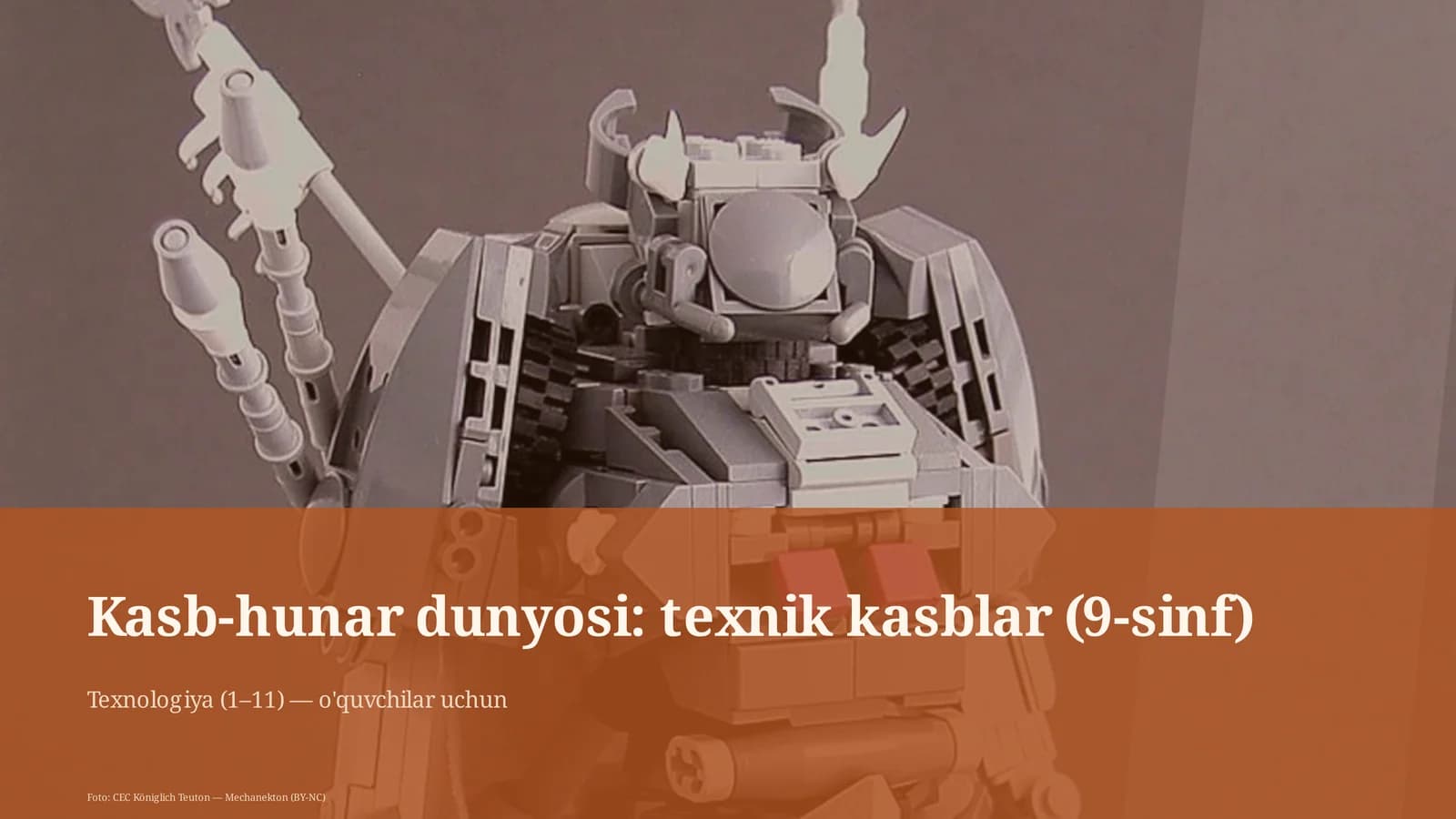 Kasb-hunar dunyosi: texnik kasblar (9-sinf)