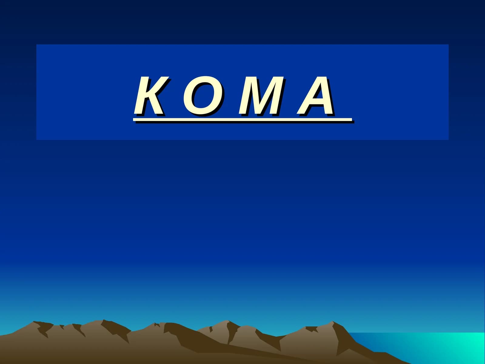 Гипергликемик кома. Кетоацидоз