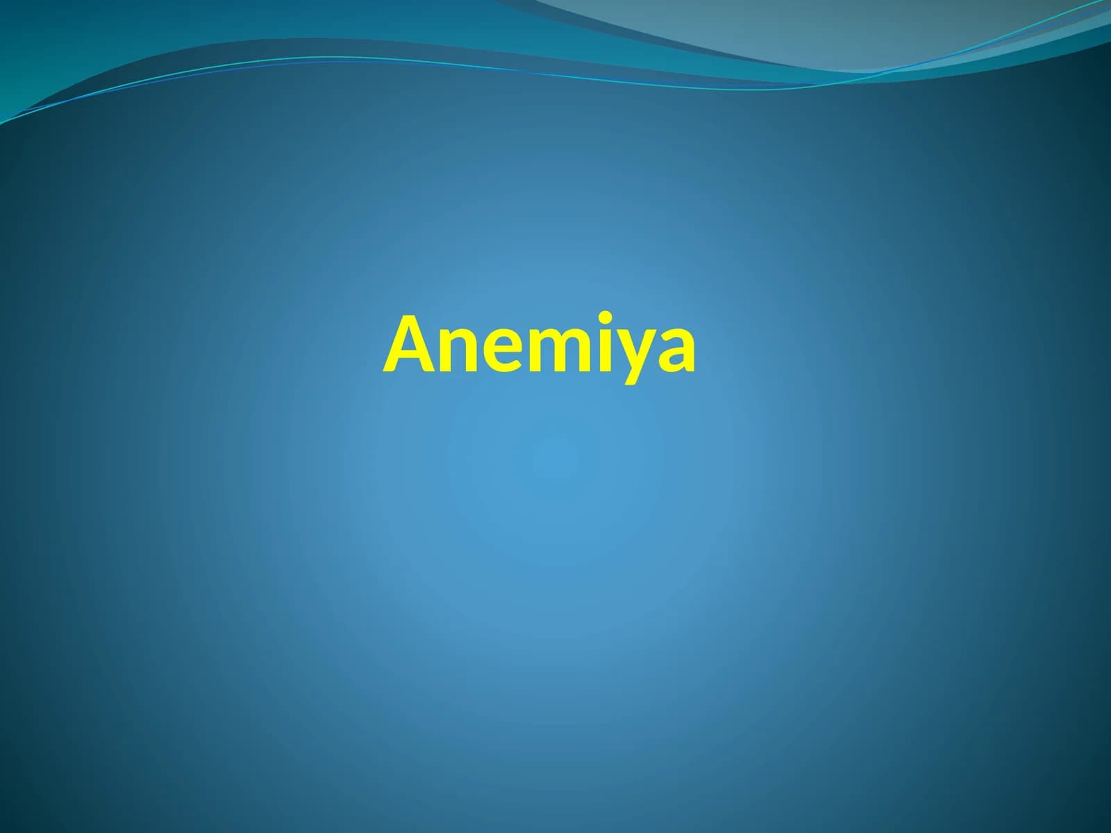 Anemiya