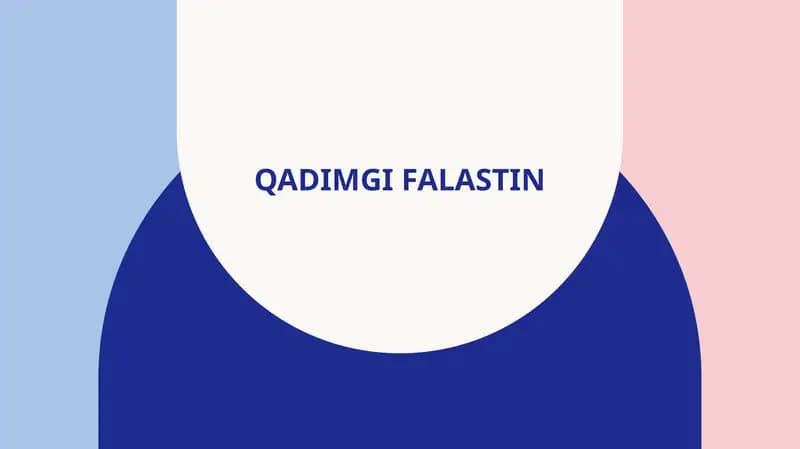 Qadimgi Falastin