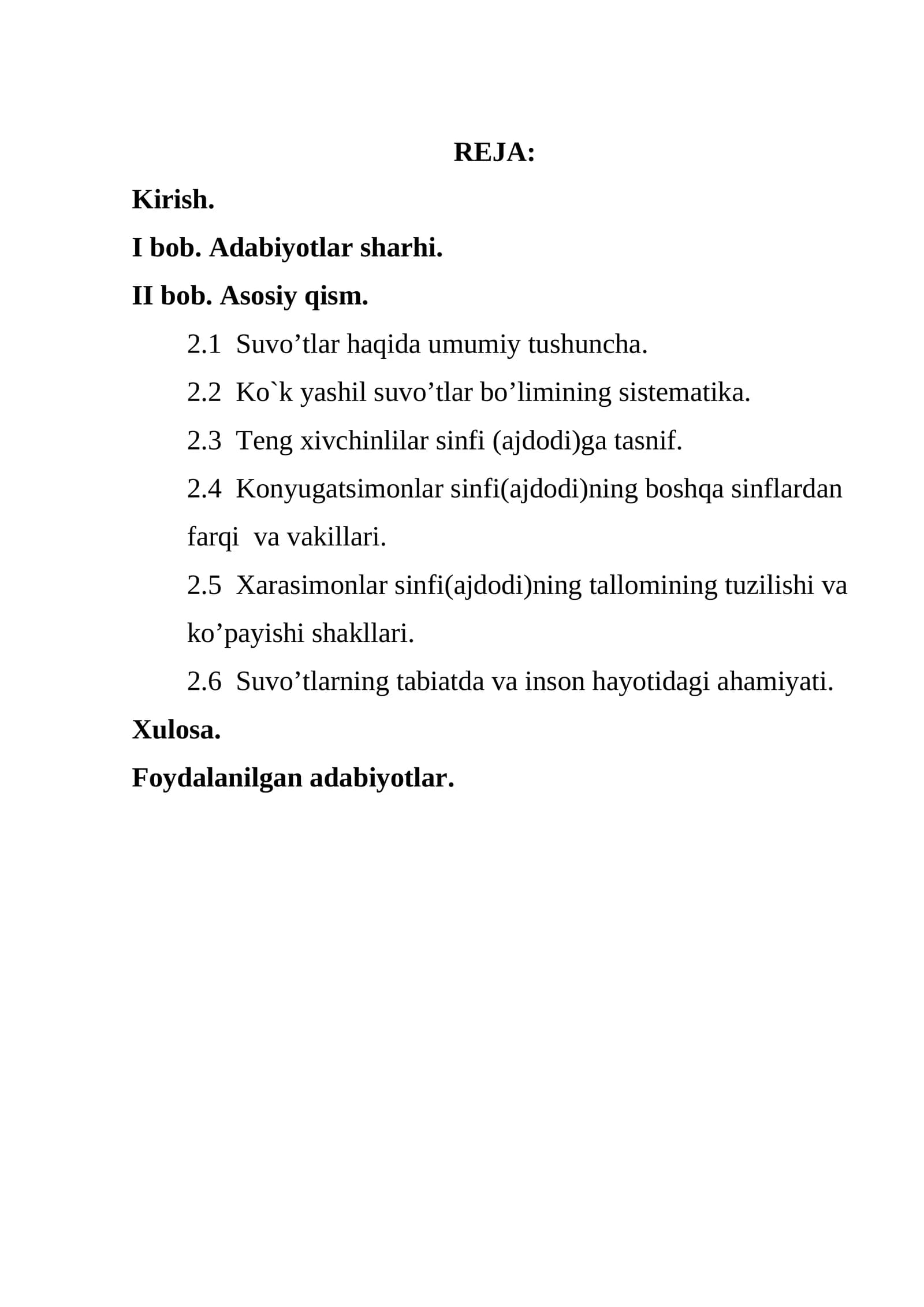 Suvo’tlar (Adabiyotlar sharhi)