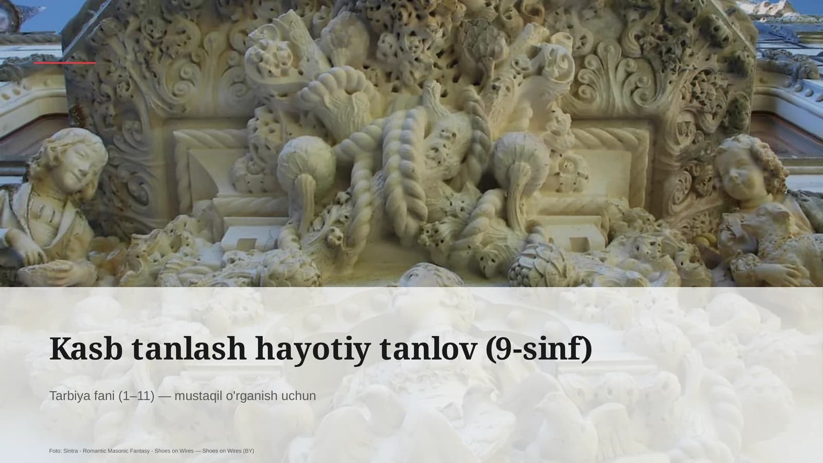 Kasb tanlash hayotiy tanlov (9-sinf)