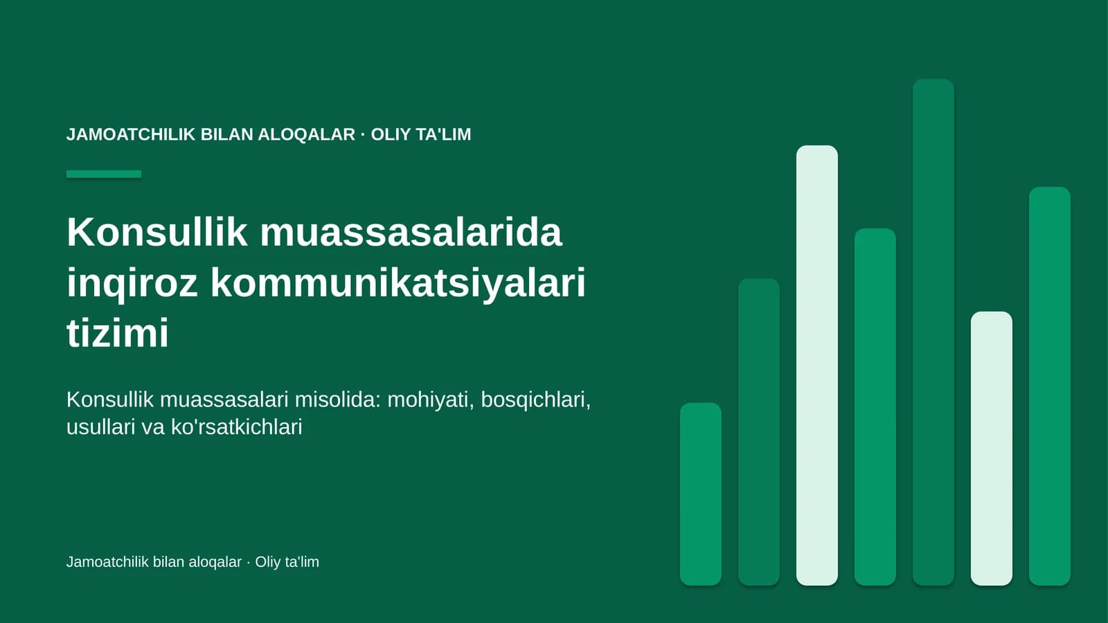 Konsullik muassasalarida inqiroz kommunikatsiyalari tizimi
