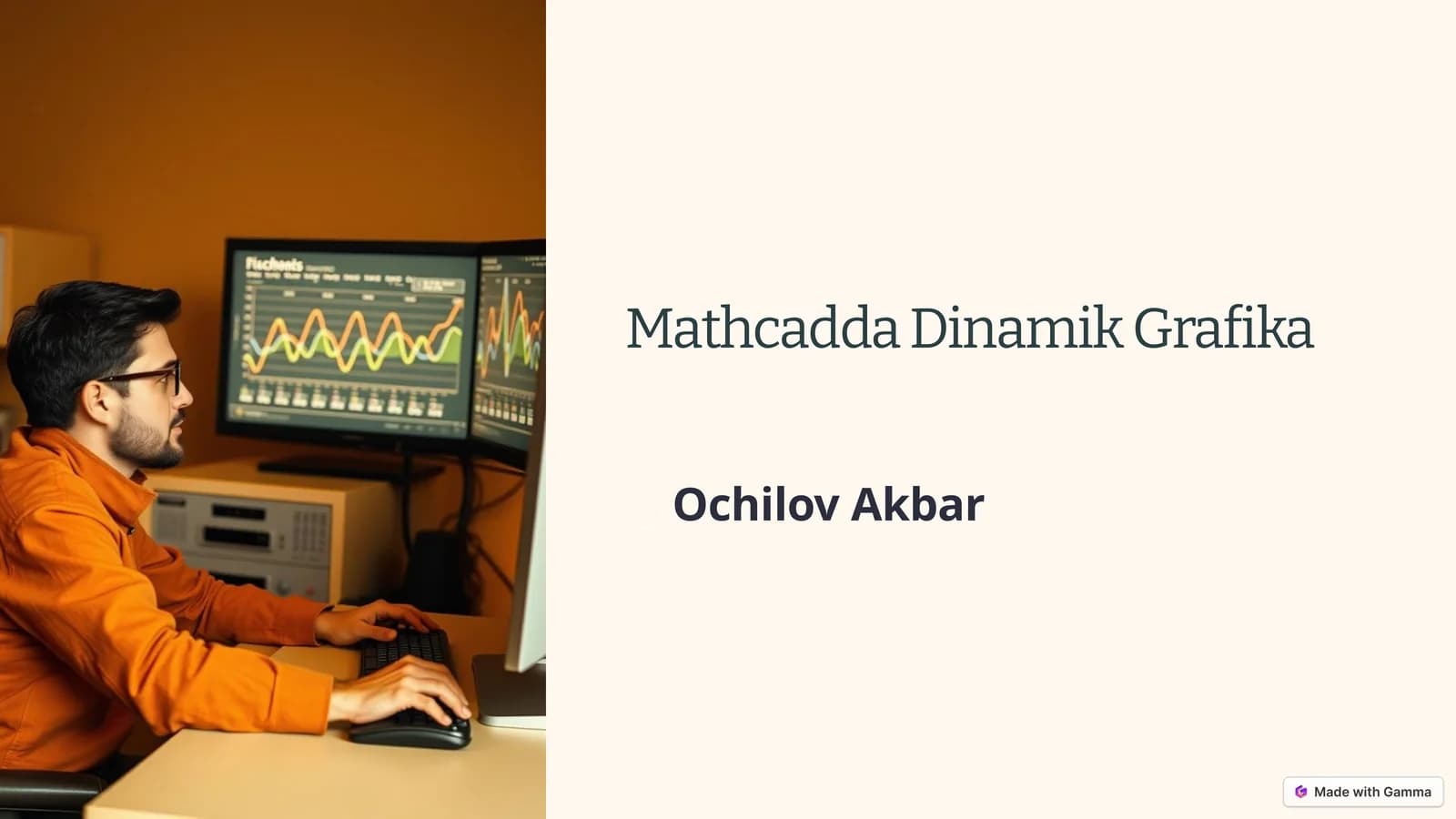 Mathcadda Dinamik Grafika