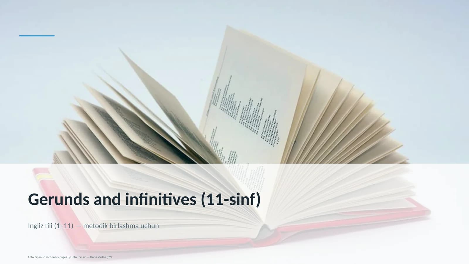 Gerunds and infinitives (11-sinf)