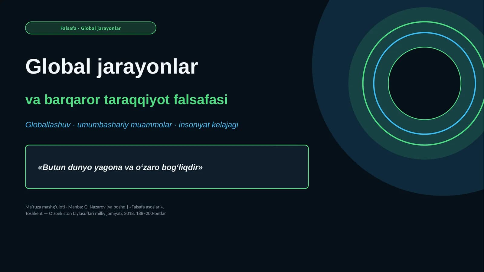 Global jarayonlar