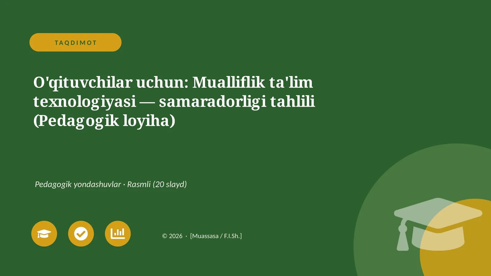 Mualliflik ta'lim texnologiyasi