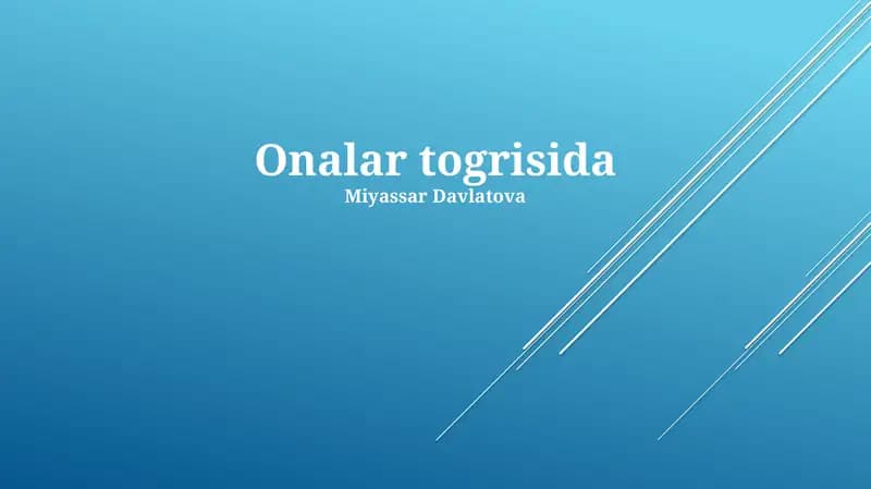 Onalar togrisida