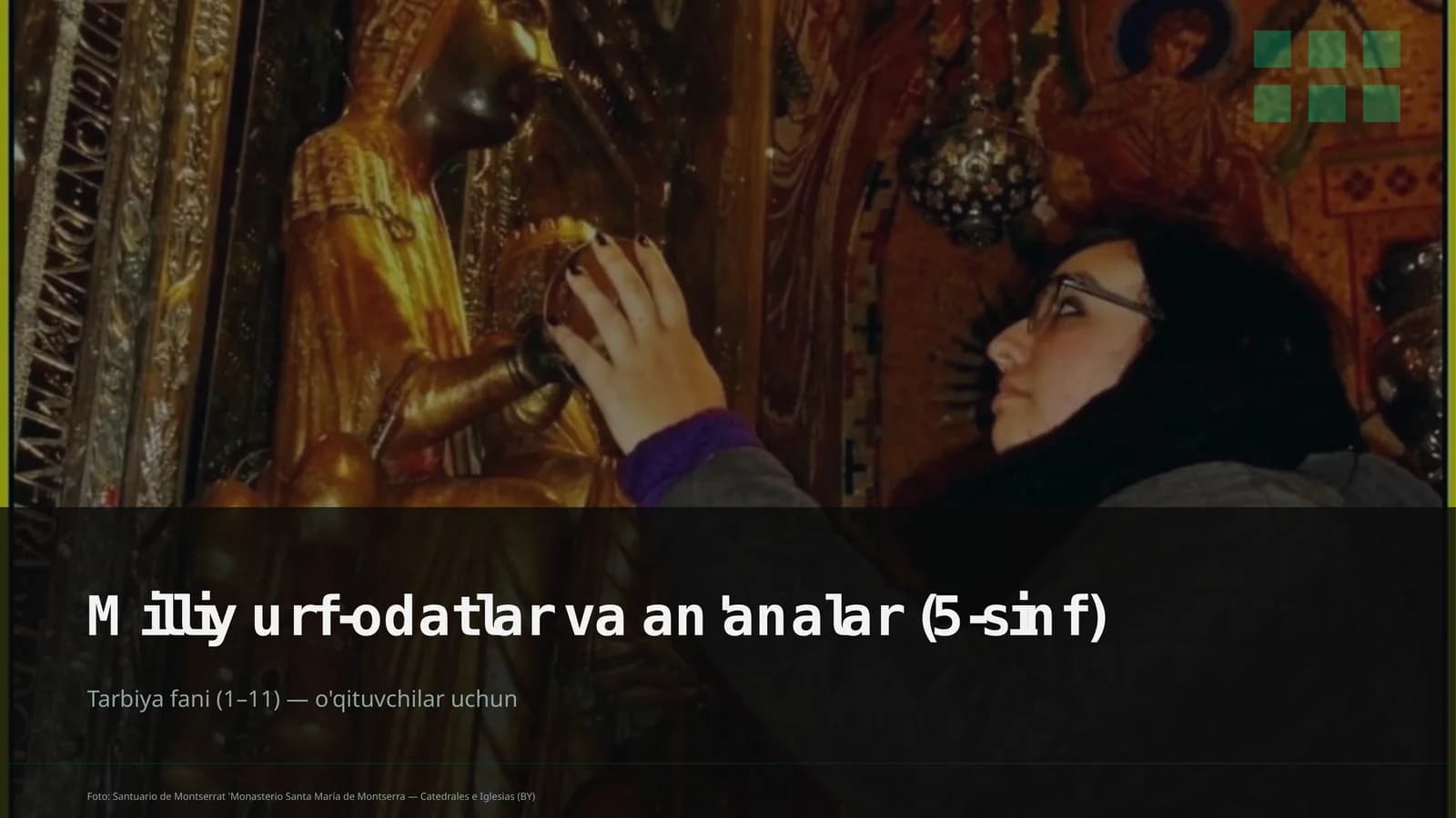 Milliy urf-odatlar va an'analar (5-sinf)