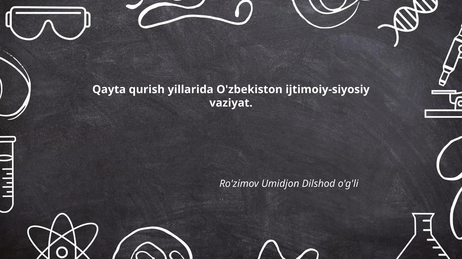 Sovet Ittifoqida qayta qurish jarayoni va uning O'zbekistonga ta'siri