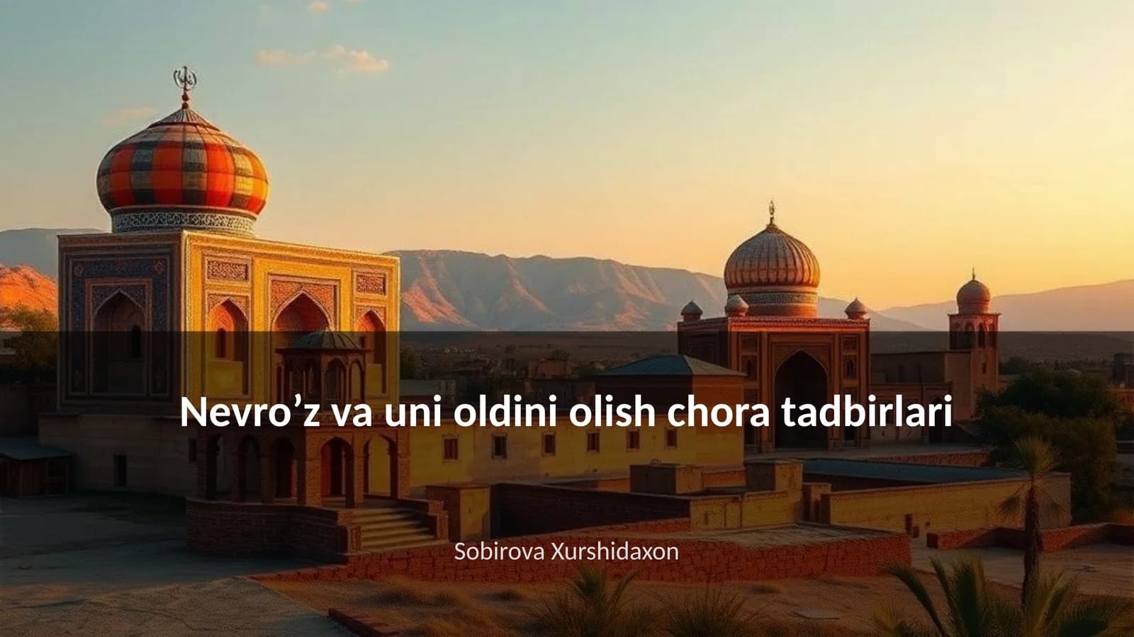 Nevro’z va uni oldini olish chora tadbirlari