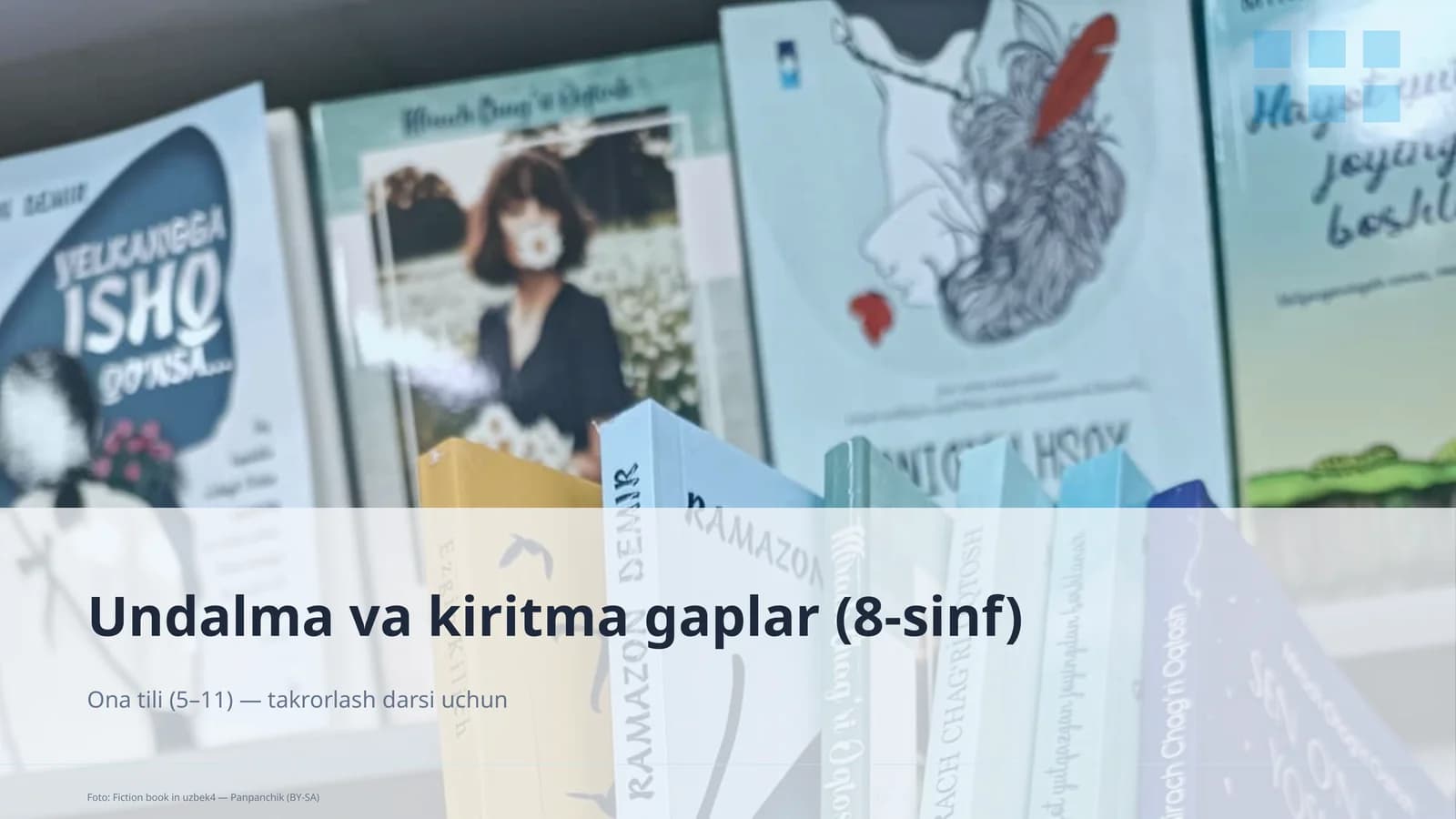 Undalma va kiritma gaplar (8-sinf)