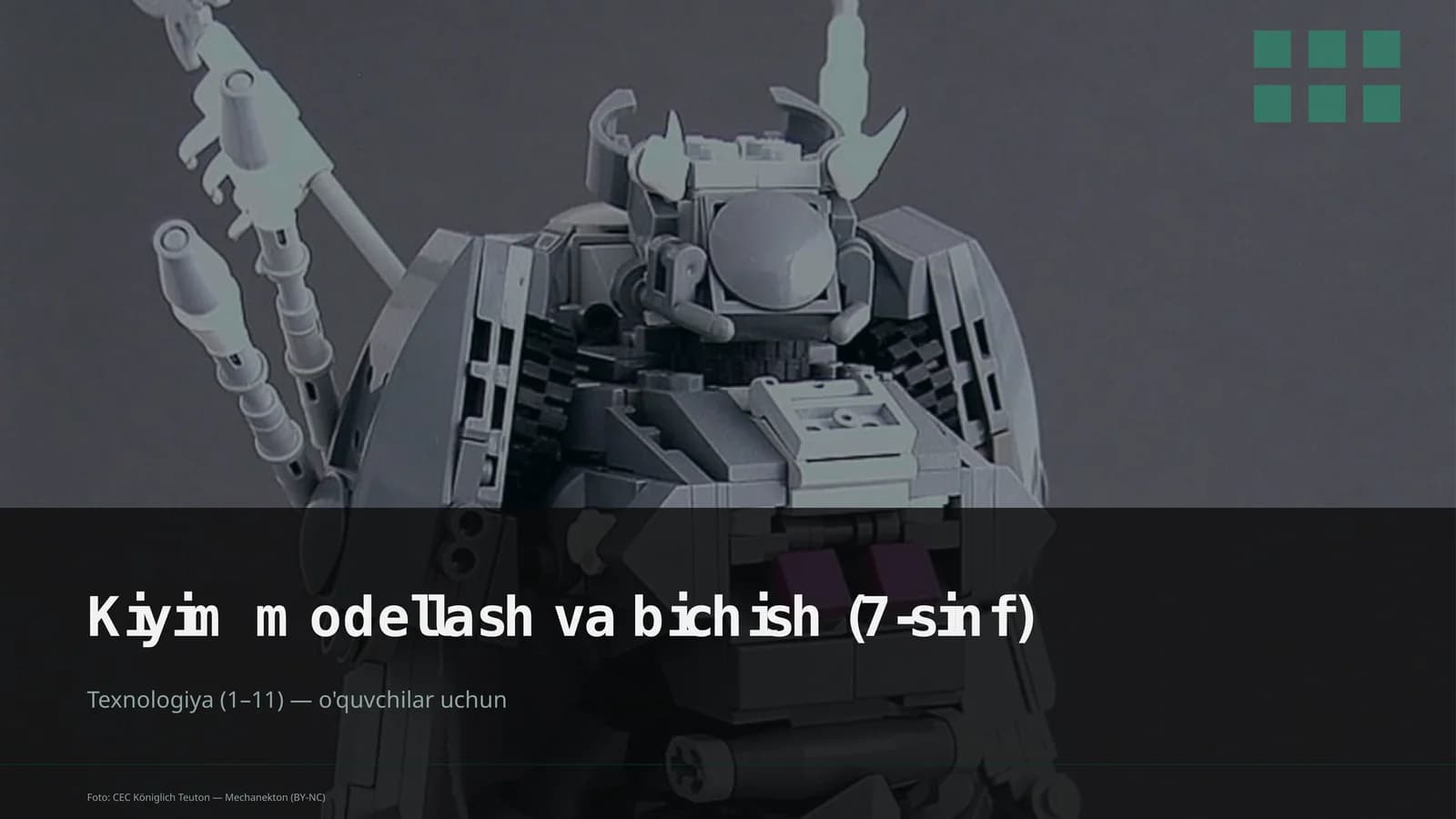 Kiyim modellash va bichish (7-sinf)